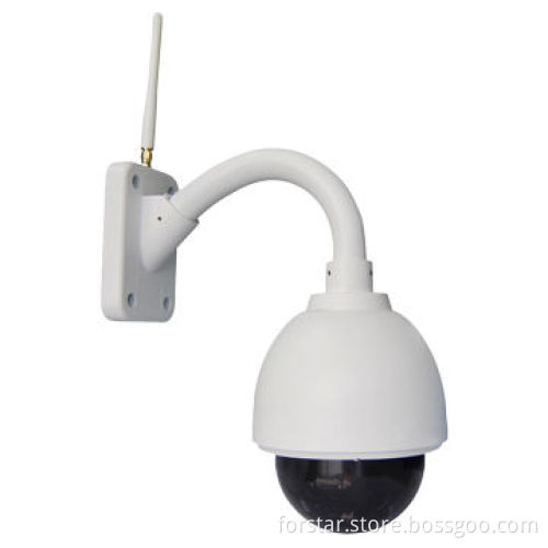 HD Wireless PTZ Dome IP Camera with H.264 Video Compression, Supports Two-way AudioNew